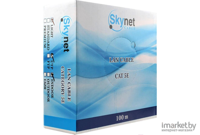 Кабель Skynet CSL-UTP-2-CU/100 100 м серый