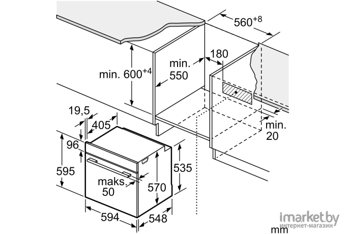 Духовой шкаф Bosch HBT537FB0 (HM5B20F0)