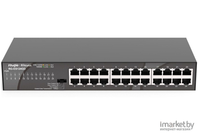 Коммутатор неуправляемый Reyee RG-ES124GD 24-Port 10/100/1000 Mbps