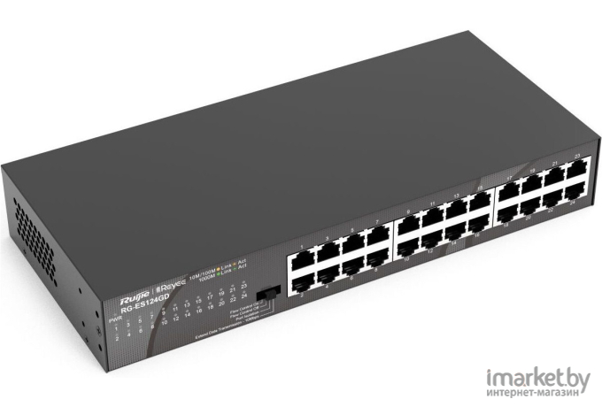 Коммутатор неуправляемый Reyee RG-ES124GD 24-Port 10/100/1000 Mbps