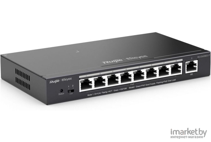 Коммутатор web-smart Reyee RG-ES209GC-P (9-Port Gigabit PoE)