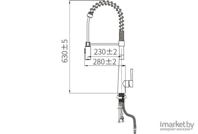 Смеситель Zorg ZRN Inox (980096)