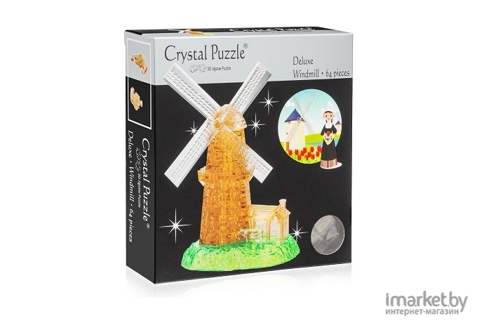 Головоломка Crystal Puzzle 3D Мельница (3D-91010)