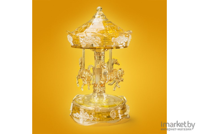 Головоломка Crystal Puzzle 3D Золотая карусель (3D-91109)