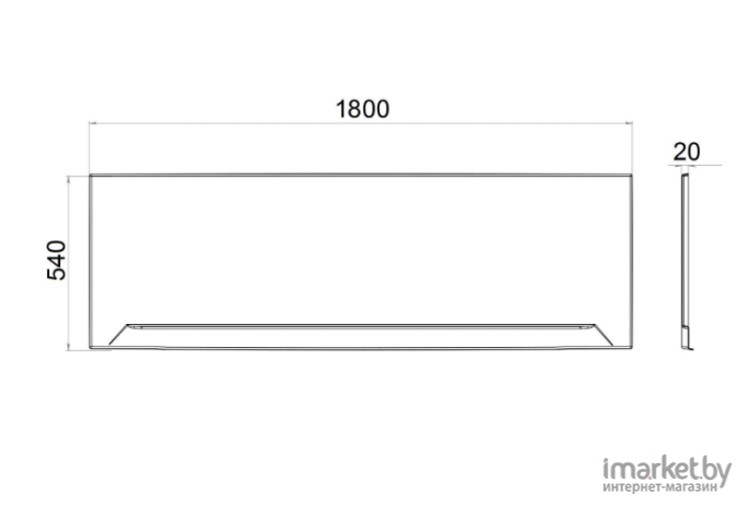 Экран к ванне Triton Прага 1800 (Щ0000049122)