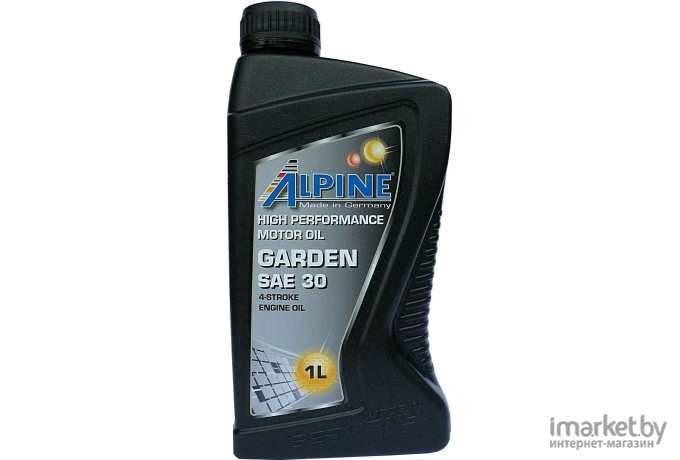 Моторное масло Alpine Garden SAE 30 4-Takt Rasenmahermotorenol 1л (0100541)