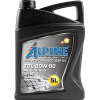 Трансмиссионное масло Alpine Gear Oil TDL 80W90 GL-4/GL-5 5л (0100722)