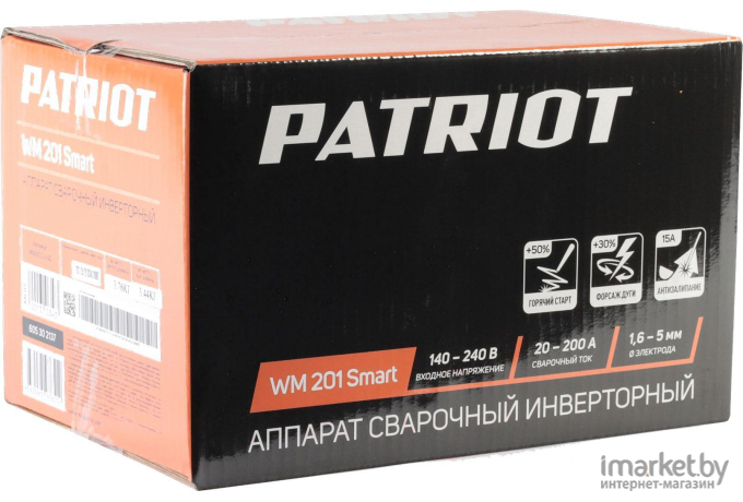 Сварочный аппарат Patriot WM 201Smart MMA (605302137)