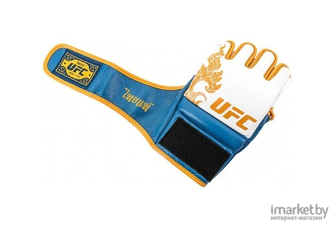 Перчатки UFC True Thai MMA размер M White/ Blue (UTT-75549)