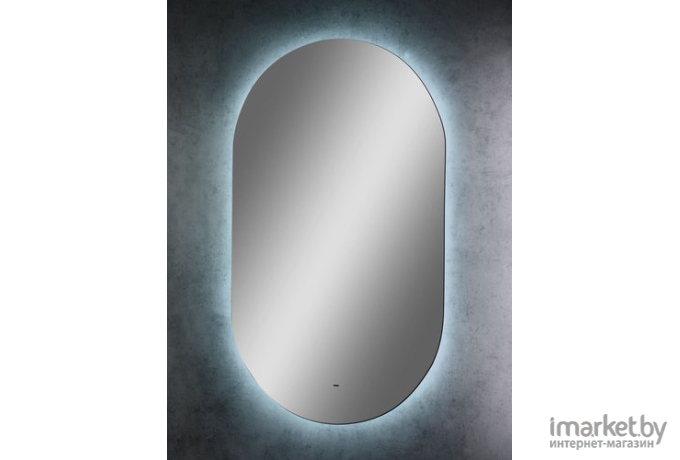 Зеркало Континент Fleur LED 700х1200 ореольная холодная подсветка и Б/К сенсор (ЗЛП628)