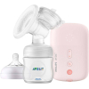 Молокоотсос электронный Philips AVENT Premium Natural Motion розовый (SCF391/11)