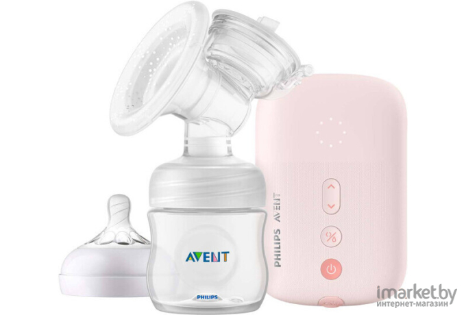 Молокоотсос электронный Philips AVENT Premium Natural Motion розовый (SCF391/11)