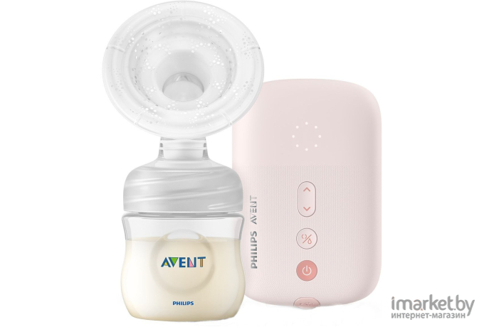 Молокоотсос электронный Philips AVENT Premium Natural Motion розовый (SCF391/11)