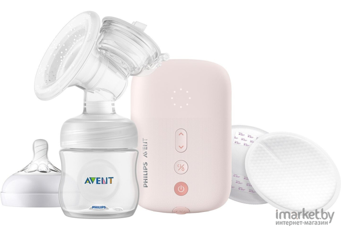 Молокоотсос электронный Philips AVENT Premium Natural Motion розовый (SCF391/11)