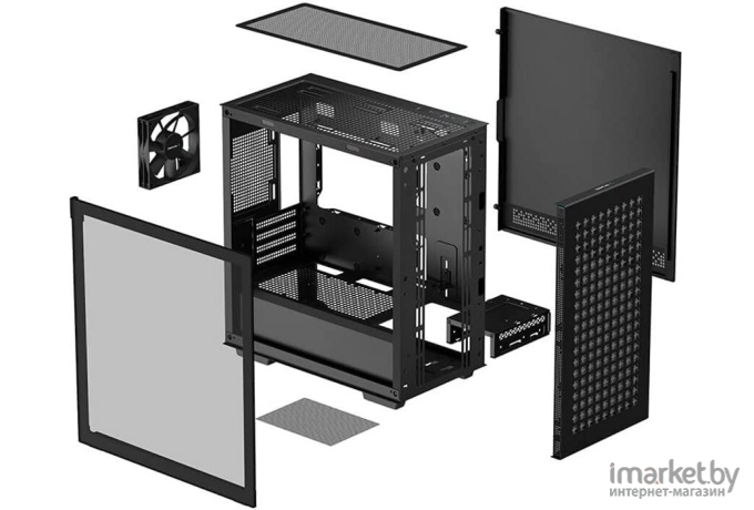 Корпус Deepcool CH370 черный (R-CH370-BKNAM1-G-1)