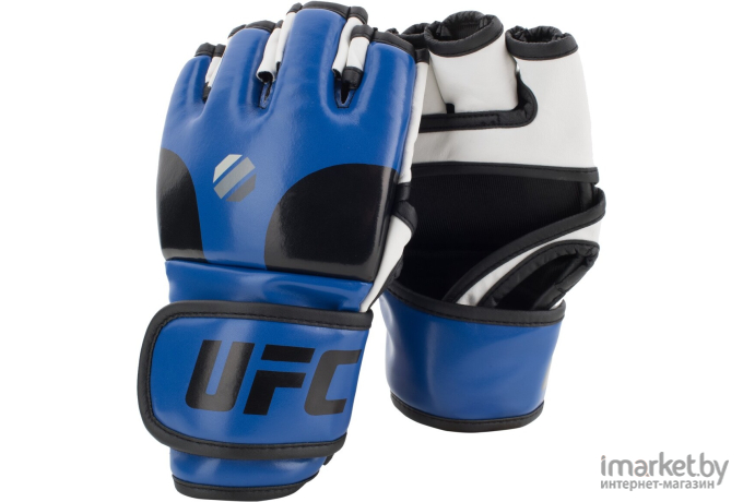 Перчатки MMA UFC тренировочные с открытой ладонью S/M Blue (UHK-90077-82/UHK-69670)