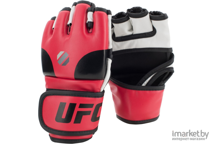 Перчатки MMA UFC тренировочные с открытой ладонью S/M Red (90077-40/UHK-69668)