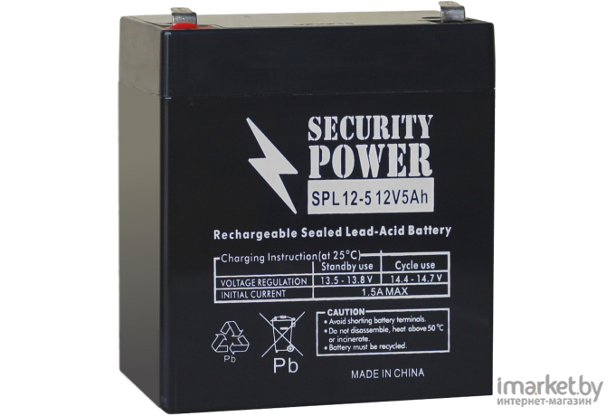 Аккумулятор для ИБП Security Power SPL 12-5 F2