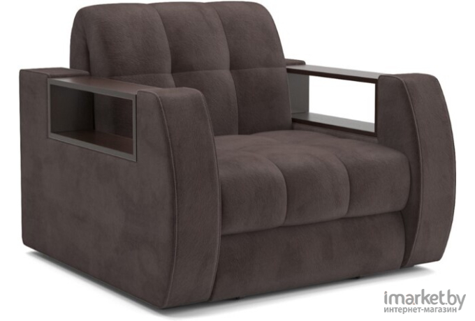 Кресло-кровать Mebel-Ars Барон №3 кордрой коричневый (М3-13-15)