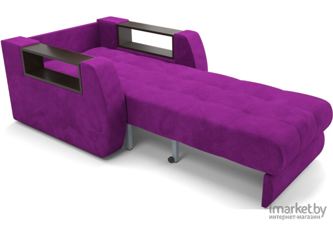 Кресло-кровать Mebel-Ars Барон №3 фиолетовый (М3-13-18)
