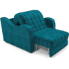Кресло-кровать Mebel-Ars Барон №4 бархат сине-зеленый (М3-14-2)