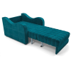 Кресло-кровать Mebel-Ars Барон №4 бархат сине-зеленый (М3-14-2)