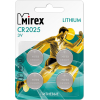 Батарейка Mirex CR2025 (CR2025-E4)