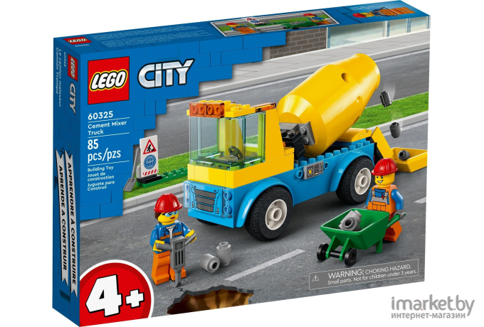 Конструктор LEGO City Бетономешалка (60325)