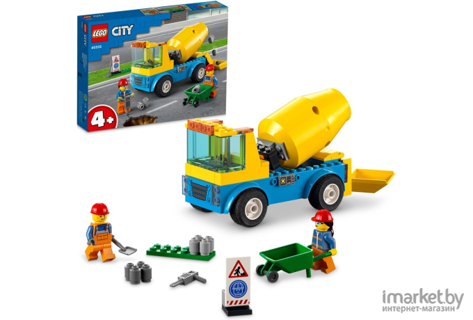 Конструктор LEGO City Бетономешалка (60325)