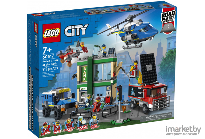 Конструктор LEGO City Полицейская погоня в банке (60317)