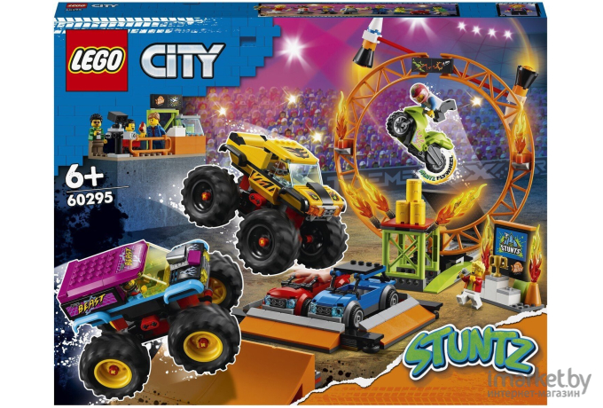 Конструктор LEGO City Арена для шоу каскадеров (60295)