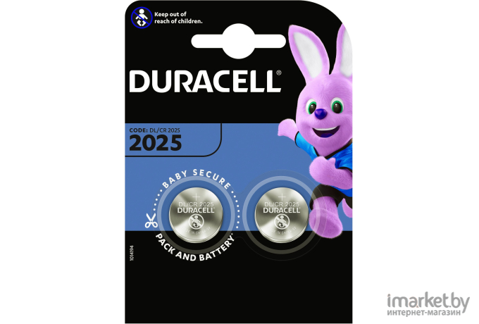 Батарейка Duracell Lithium CR2025 2BP