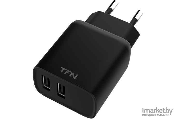 Сетевое зарядное устройство TFN TFN-WCRPD12W2U03 Black