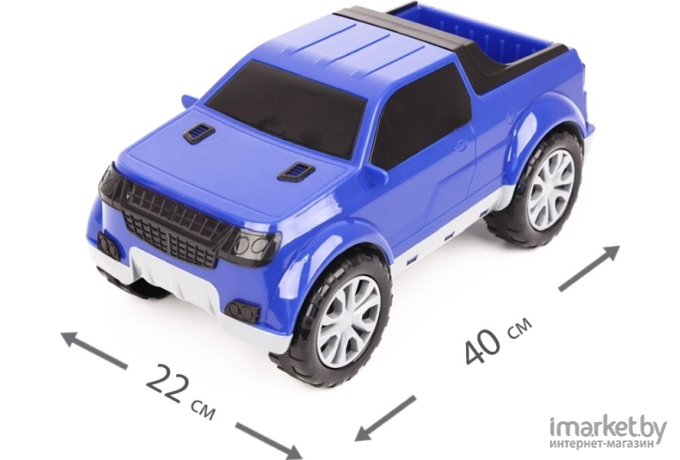 Машинка ГринПласт Внедорожник Пикап синий (ВП02)