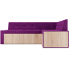 Кухонный диван Mebel-Ars Бали 174х98 правый фиолетовый (М11-3-18)