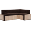 Кухонный диван Mebel-Ars Бали 174х98 правый кордрой коричневый (М11-3-15)