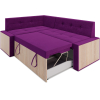 Кухонный диван Mebel-Ars Бали 174х98 левый фиолетовый (М11-4-18)