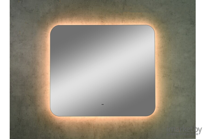 Зеркало Континент Burzhe LED 800х700 ореольная холодная подсветка и Б/К сенсор (ЗЛП2457)