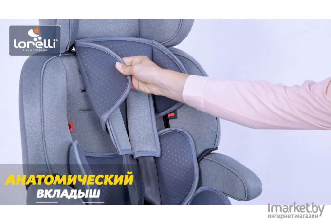 Автокресло Lorelli Iris Izofix Black 2023 (10071242305)