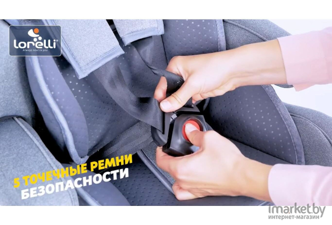 Автокресло Lorelli Iris Izofix Steel Black 2023 (10071242347)