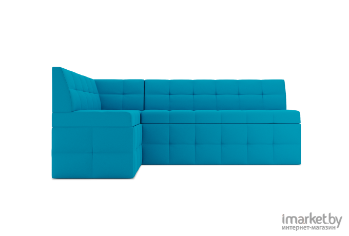 Кухонный диван Mebel-Ars Атлантис 190х84 левый синий (М11-8-19)