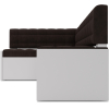 Кухонный диван Mebel-Ars Ганновер 208х82 левый кордрой коричневый (М11-10-15)
