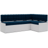 Кухонный диван Mebel-Ars Гамбург Luna 034 162х90 правый темно-синий (М11-11-11)