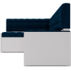 Кухонный диван Mebel-Ars Ганновер 178х82 левый темно-синий Luna 034 (М11-12-11)