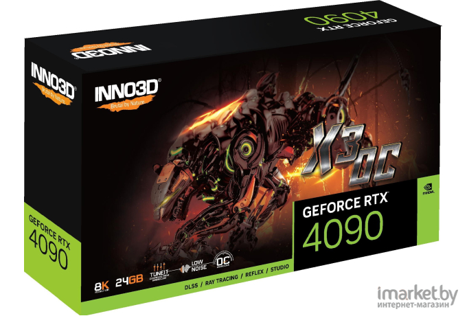 Видеокарта Inno3D GeForce RTX 4090 X3 OC (N40903-246XX-18332989)