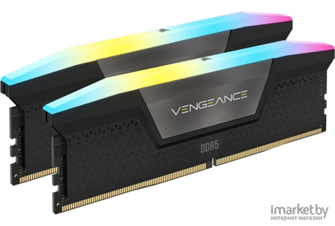 Оперативная память Corsair Vengeance RGB DDR5 Dimm 5200MHz 32GB 2x16GB (CMH32GX5M2B5200C40)