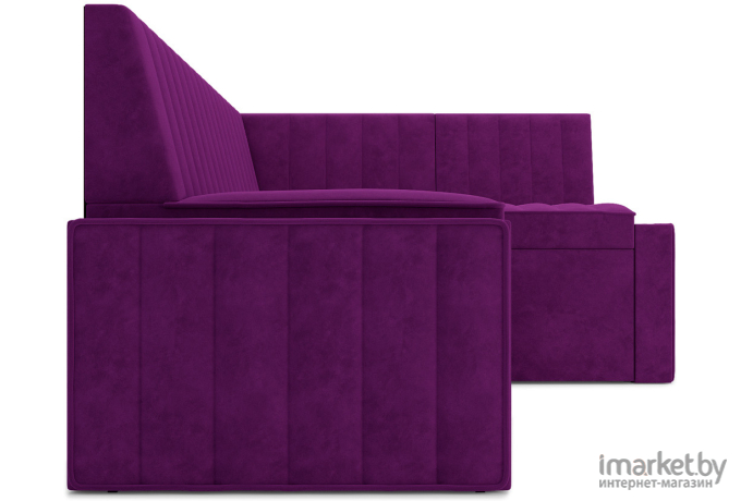 Кухонный диван Mebel-Ars Вермут 213х82 правый фиолетовый (М11-19-18)
