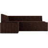 Кухонный диван Mebel-Ars Вермут 193х82 левый велюр молочный шоколад НВ-178 13 (М11-20-7)