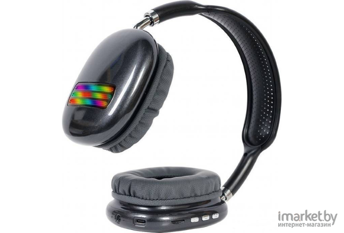 Наушники Gembird Black Led Bluetooth (BHP-LED-02-BK)