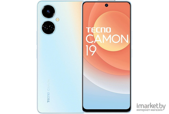 Смартфон Tecno СAMON 19 6GB/128GB SeaSalt White (CI6n)